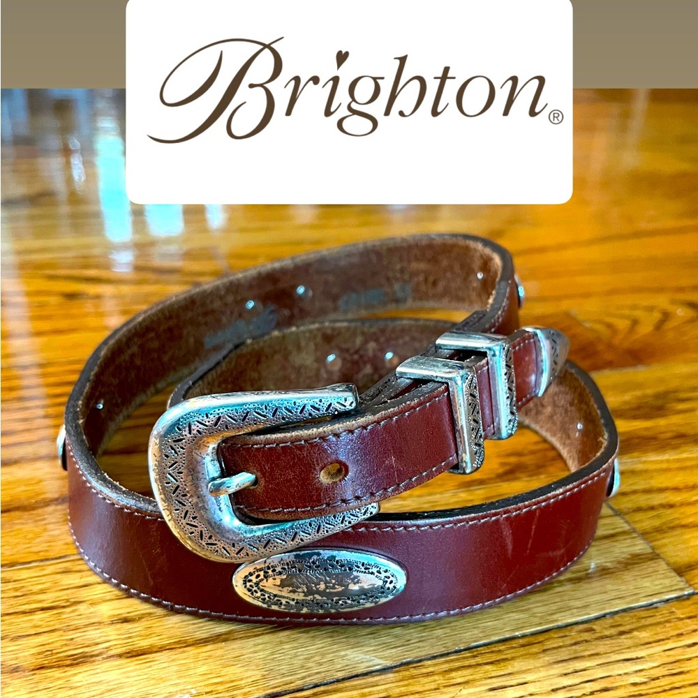Brighton Brown Taper Ornament Belt